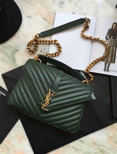 bolsa ysl verde|Women's Saint Laurent Handbags .